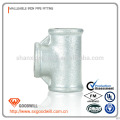 four way tee pipe fitting